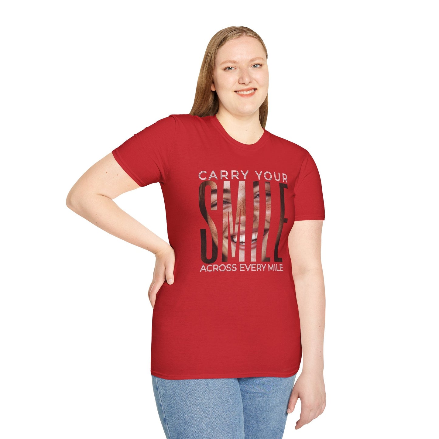 Carry Your Smile Unisex Softstyle T-Shirt Printify