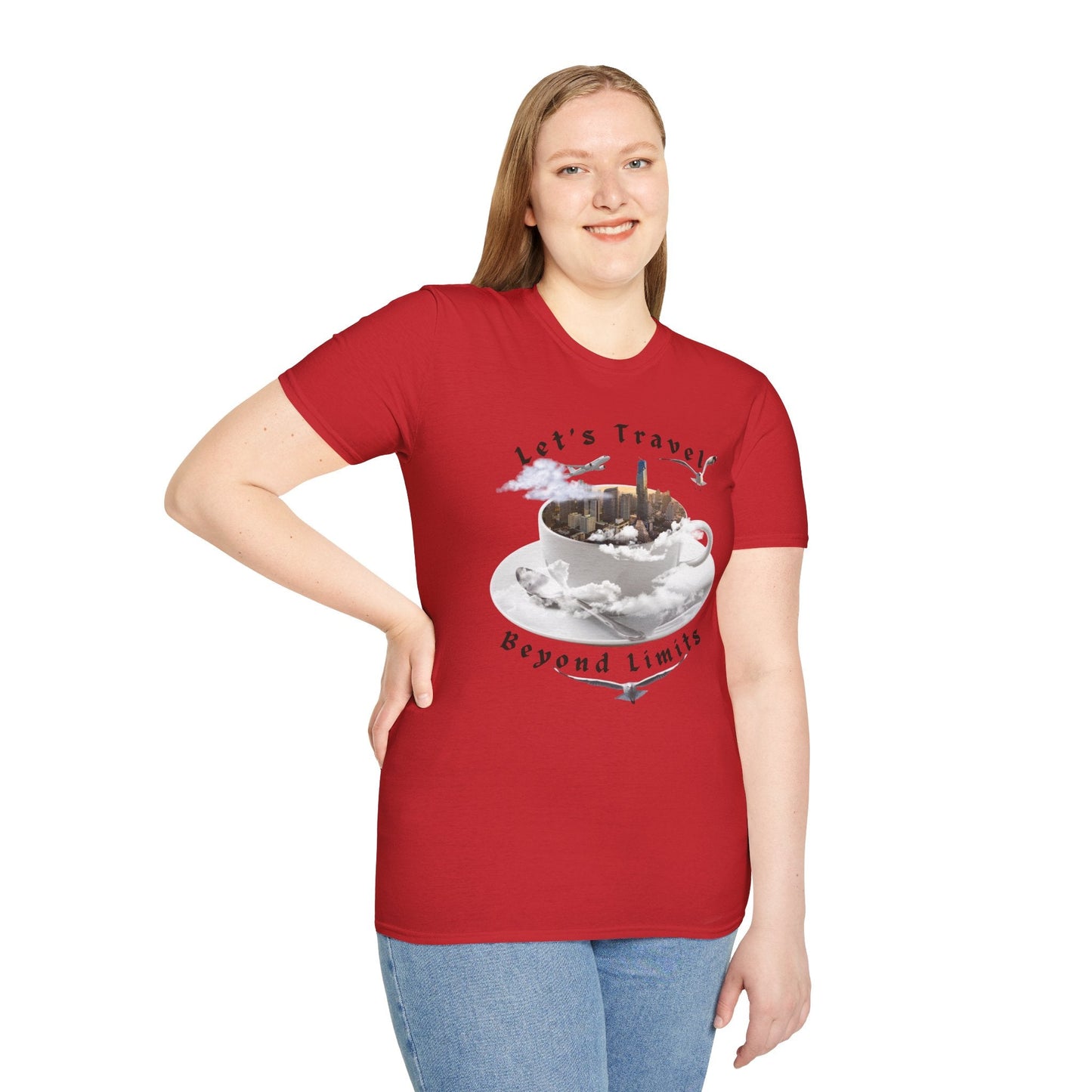 Adventure Travel T-Shirt – Let’s Travel- Beyond Limits Printify