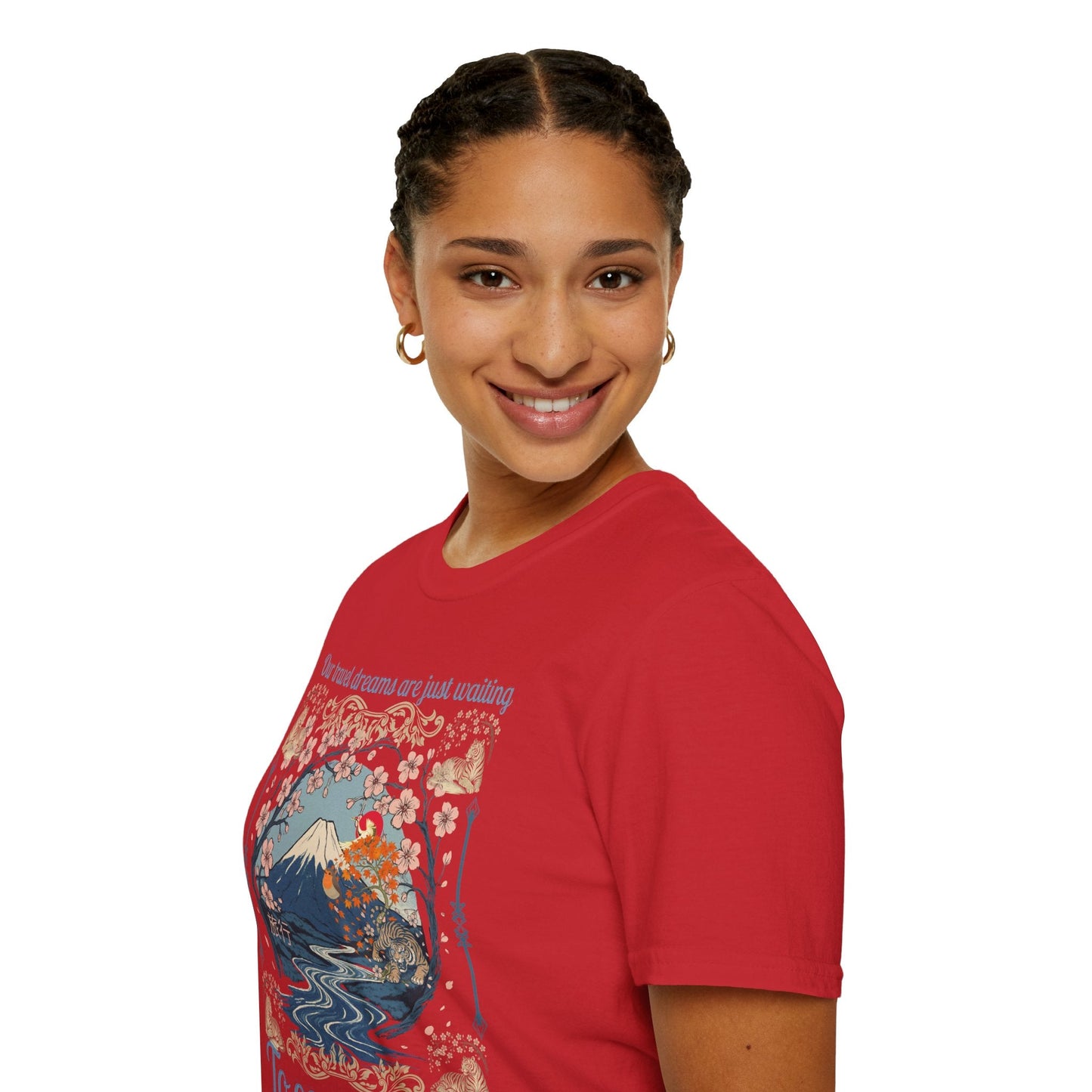 To Come True Scenic Dream T-Shirt — Inspirational Mountain Lake Graphic Tee Printify