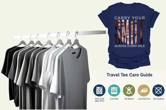 How to care for and wash travel t-shirts properly