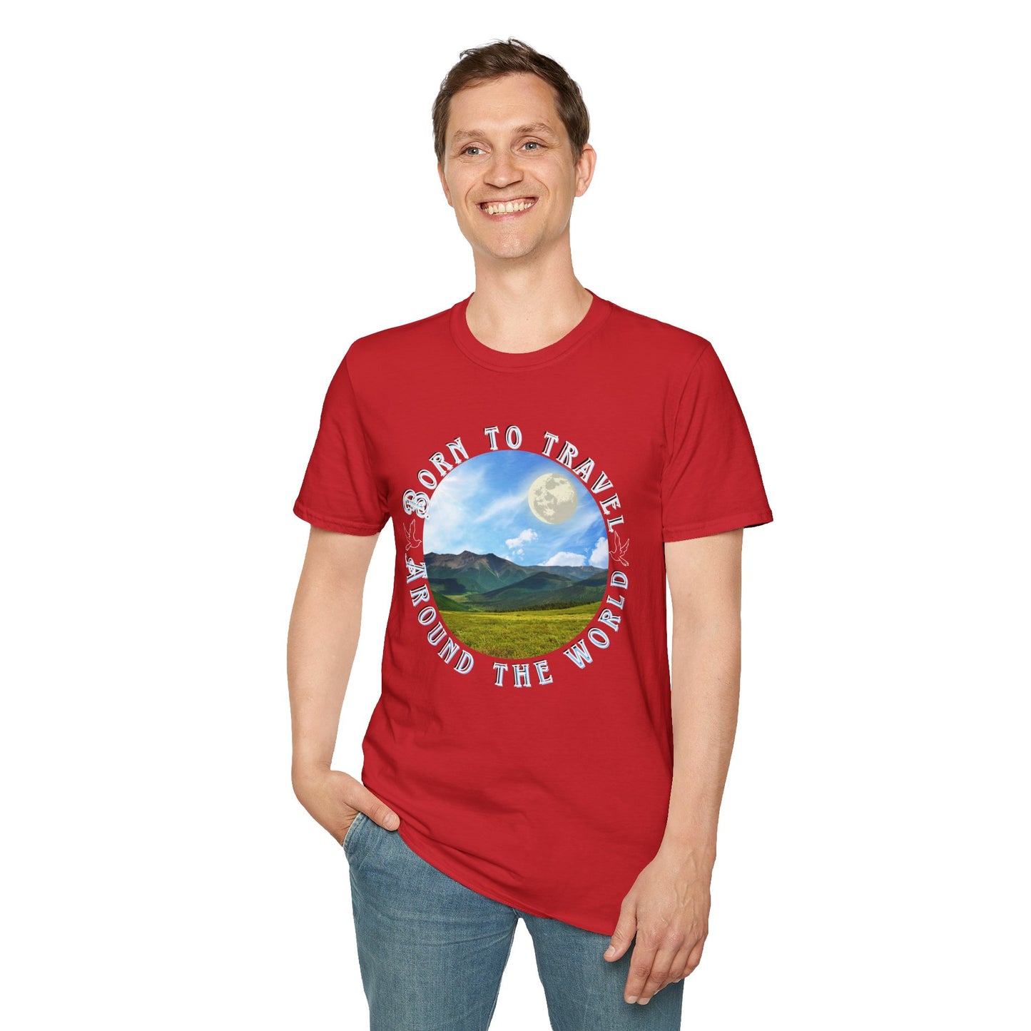 Born to Travel Around the World Unisex T-Shirt