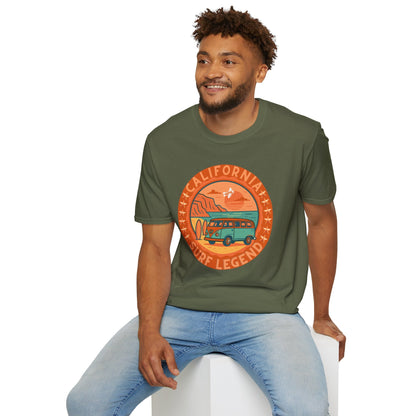 California Surf Legend Unisex T-Shirt Printify