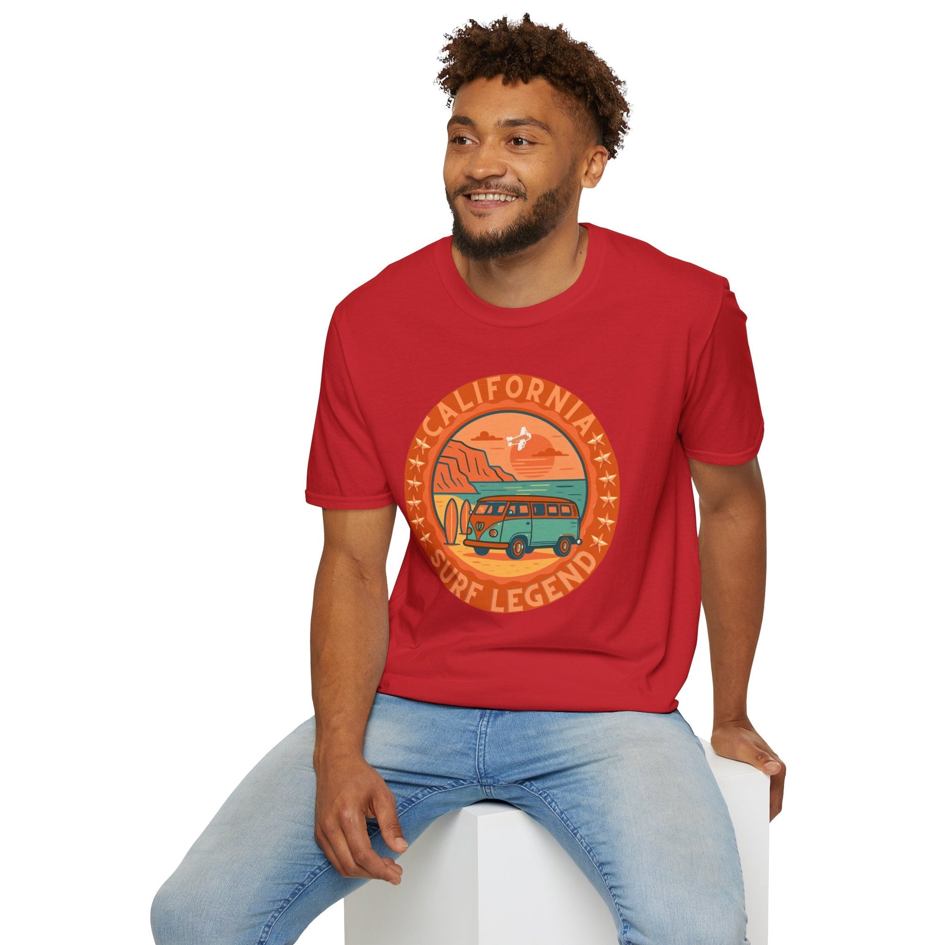 California Surf Legend Unisex T-Shirt Printify