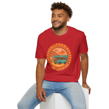 California Surf Legend Unisex T-Shirt Printify