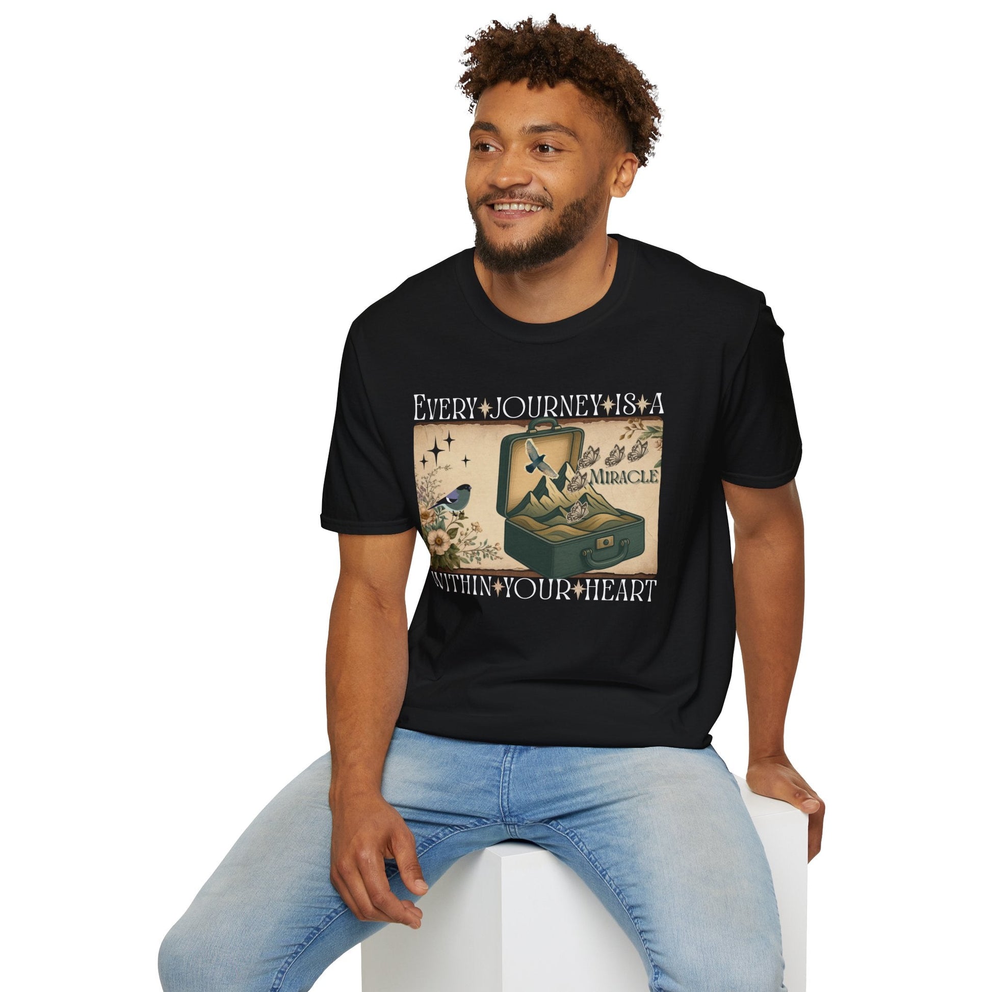 Inspirational Journey Unisex Soft-Style T-Shirt Printify