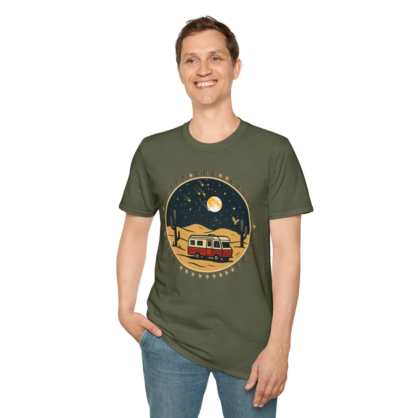 Unisex Softstyle Vintage-Style T-Shirt Printify