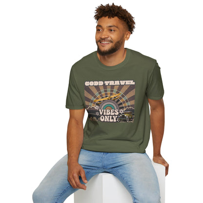 Good Travel Vibes Only T-Shirt Printify