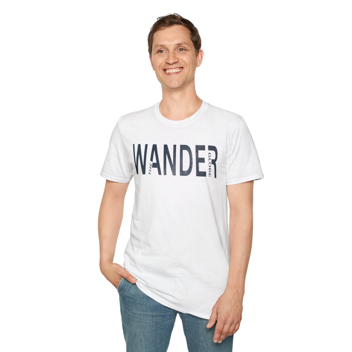 Wanderlust Unisex Softstyle T-Shirt - Wander the Globe Printify