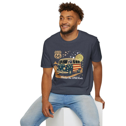 Vintage Route 66 Unisex T-Shirt Printify