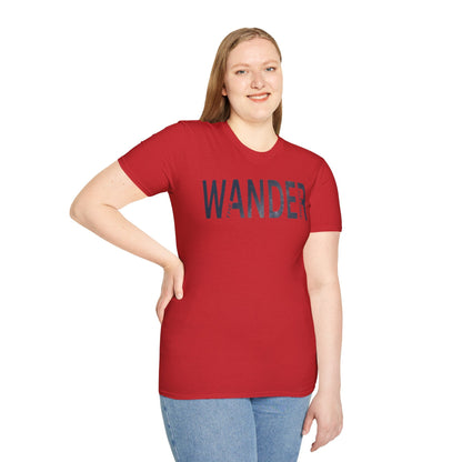Wanderlust Unisex Softstyle T-Shirt - Wander the Globe Printify