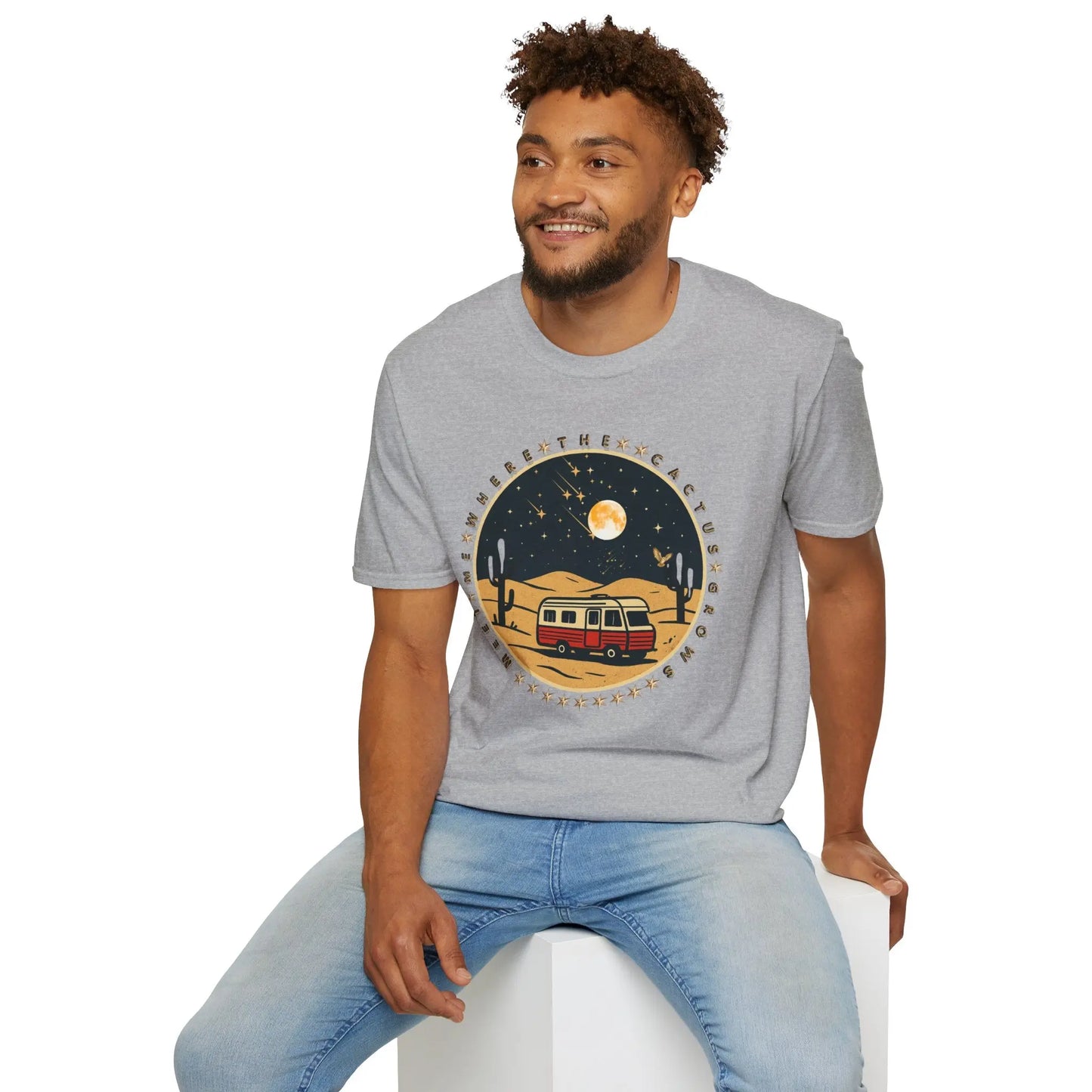 Unisex Softstyle Vintage-Style T-Shirt Printify