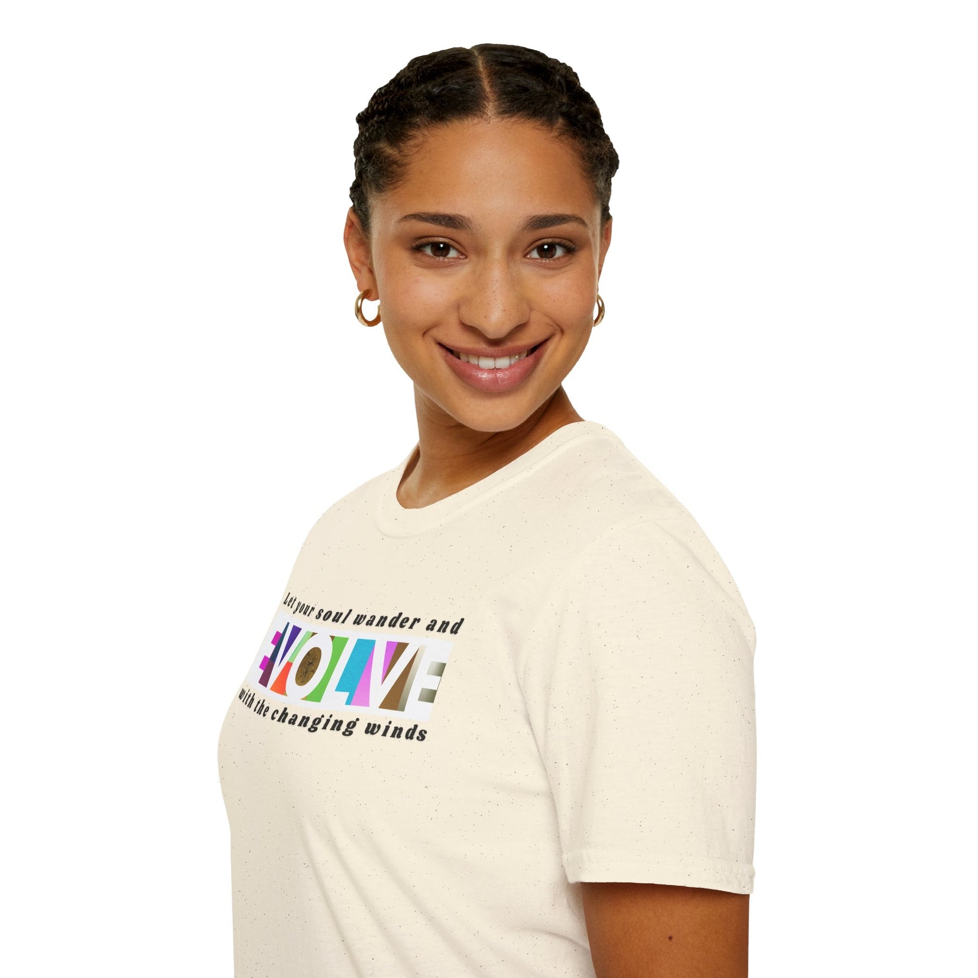 Evolve Inspirational Unisex Softstyle T-Shirt Printify