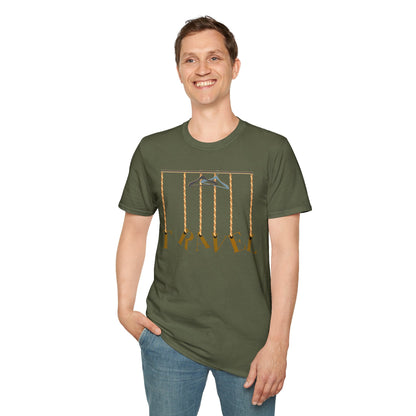 Travel-Inspired Unisex Softstyle T-Shirt for Travelers Who Aren’t Afraid of Humor Printify