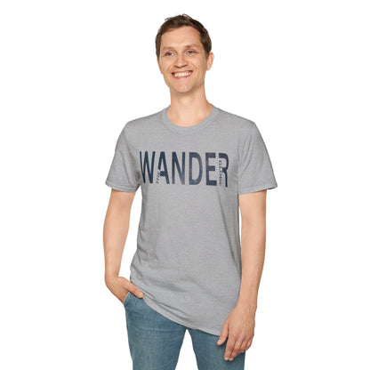 Wanderlust Unisex Softstyle T-Shirt - Wander the Globe Printify