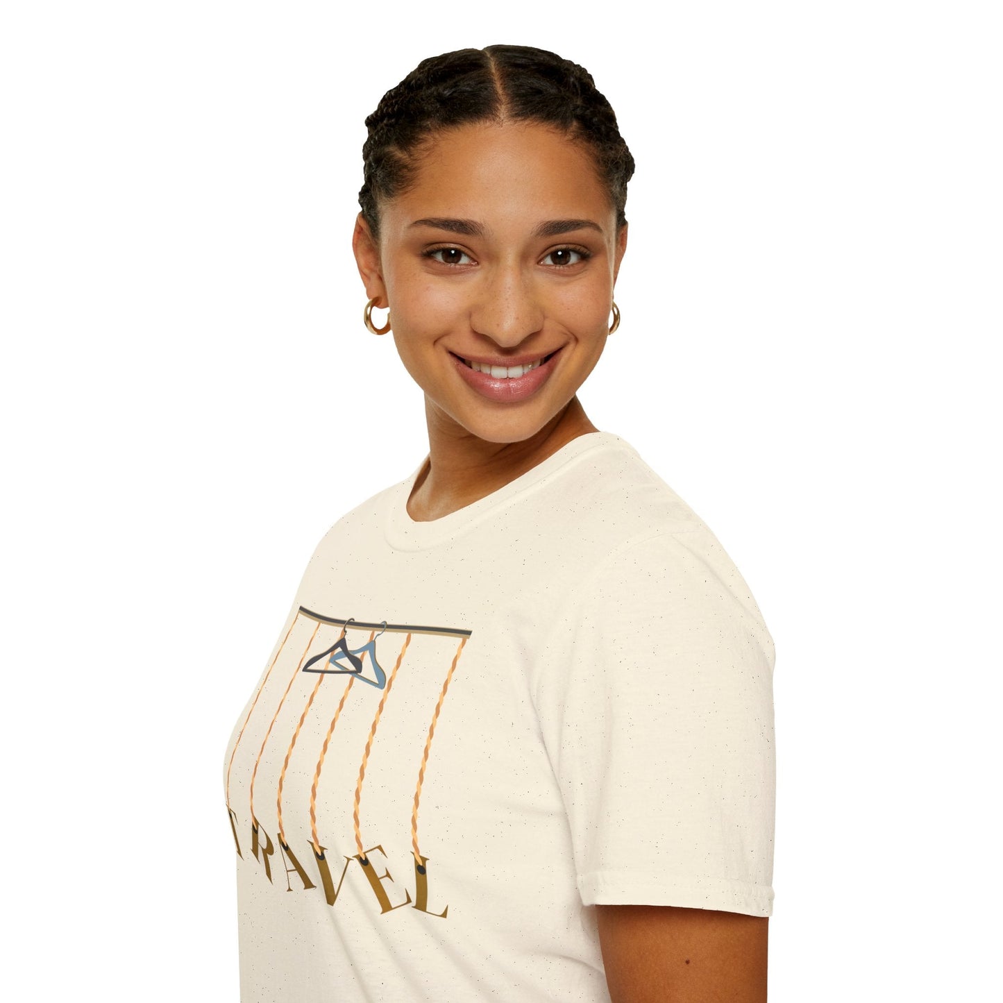 Travel-Inspired Unisex Softstyle T-Shirt for Travelers Who Aren’t Afraid of Humor Printify