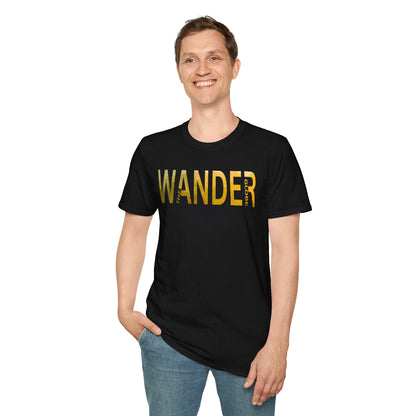 Wanderlust Unisex Softstyle T-Shirt - Wander the Globe Printify