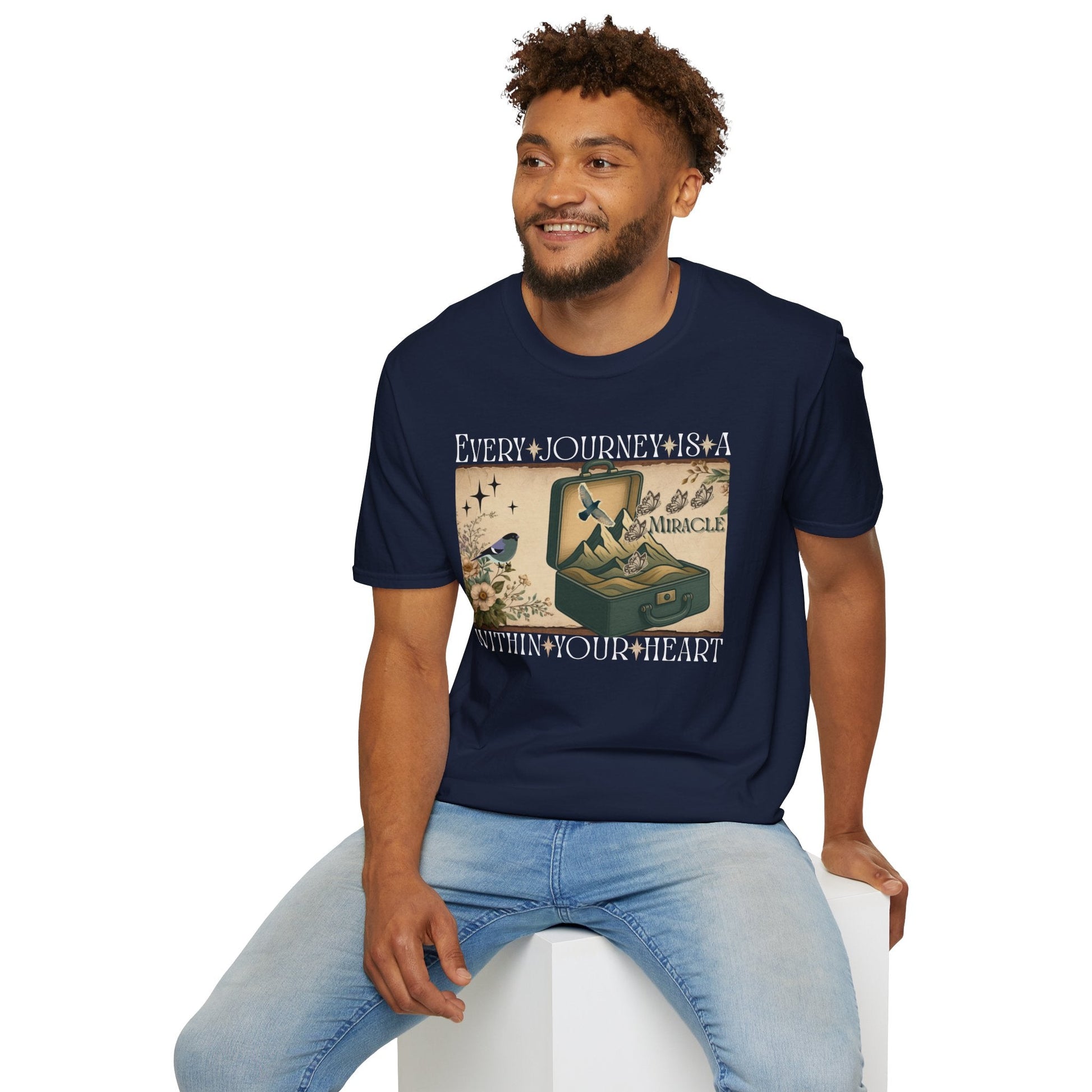 Inspirational Journey Unisex Soft-Style T-Shirt Printify