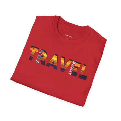 'Travel Feels Right' T-Shirt, Adventure T-Shirt, Perfect Gift for Travelers