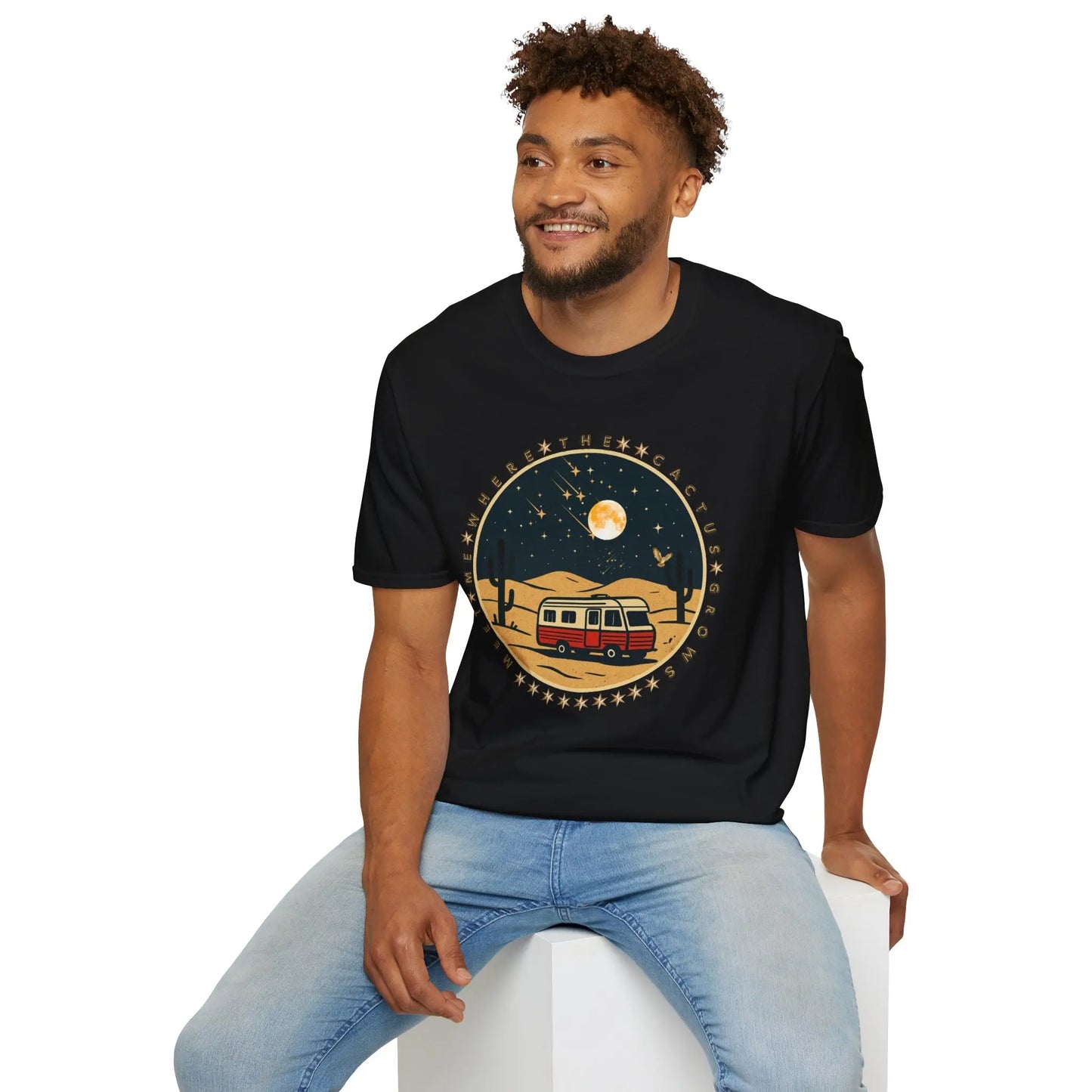 Unisex Softstyle Vintage-Style T-Shirt Printify