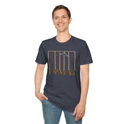 Travel-Inspired Unisex Softstyle T-Shirt for Travelers Who Aren’t Afraid of Humor Printify