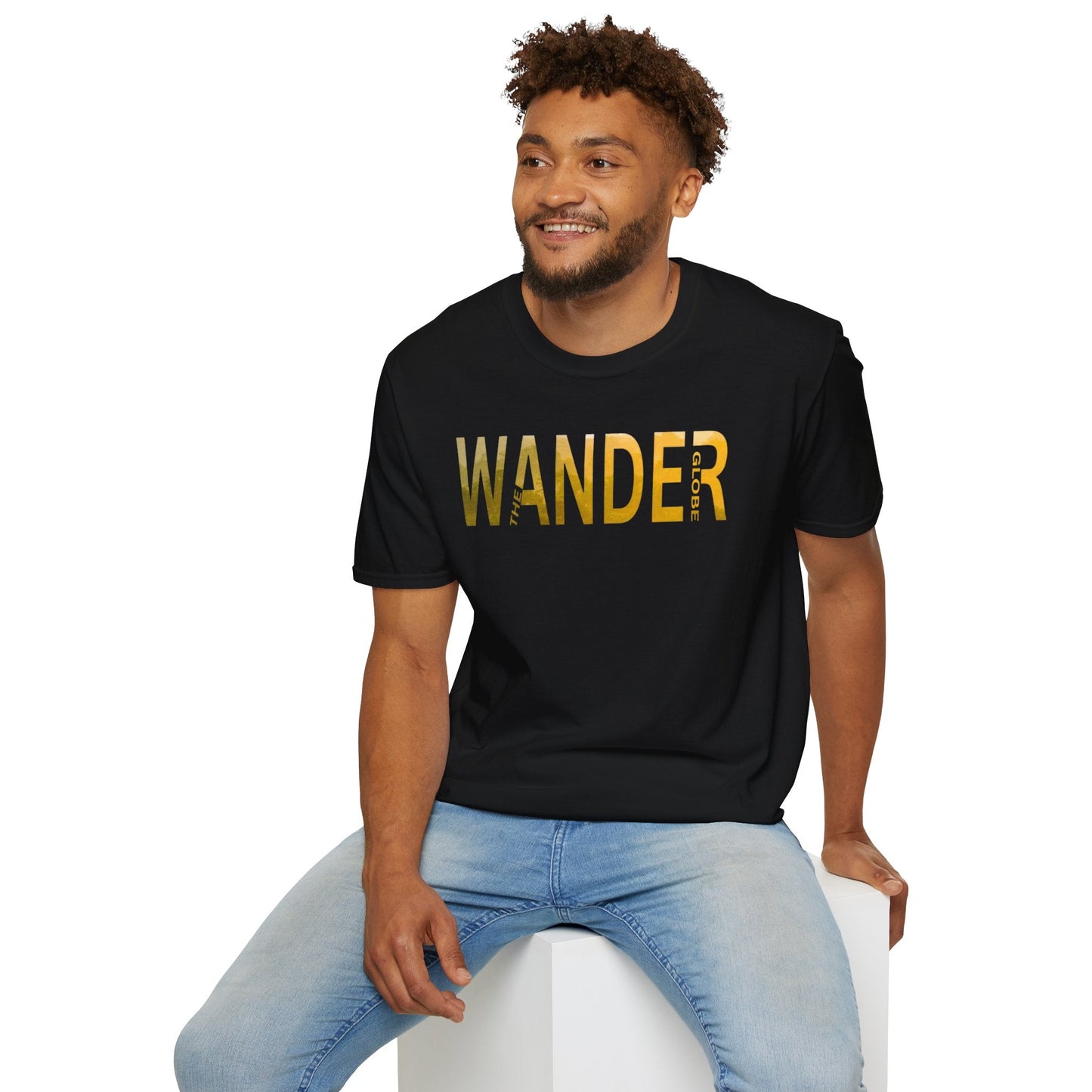 Wanderlust Unisex Softstyle T-Shirt - Wander the Globe Printify