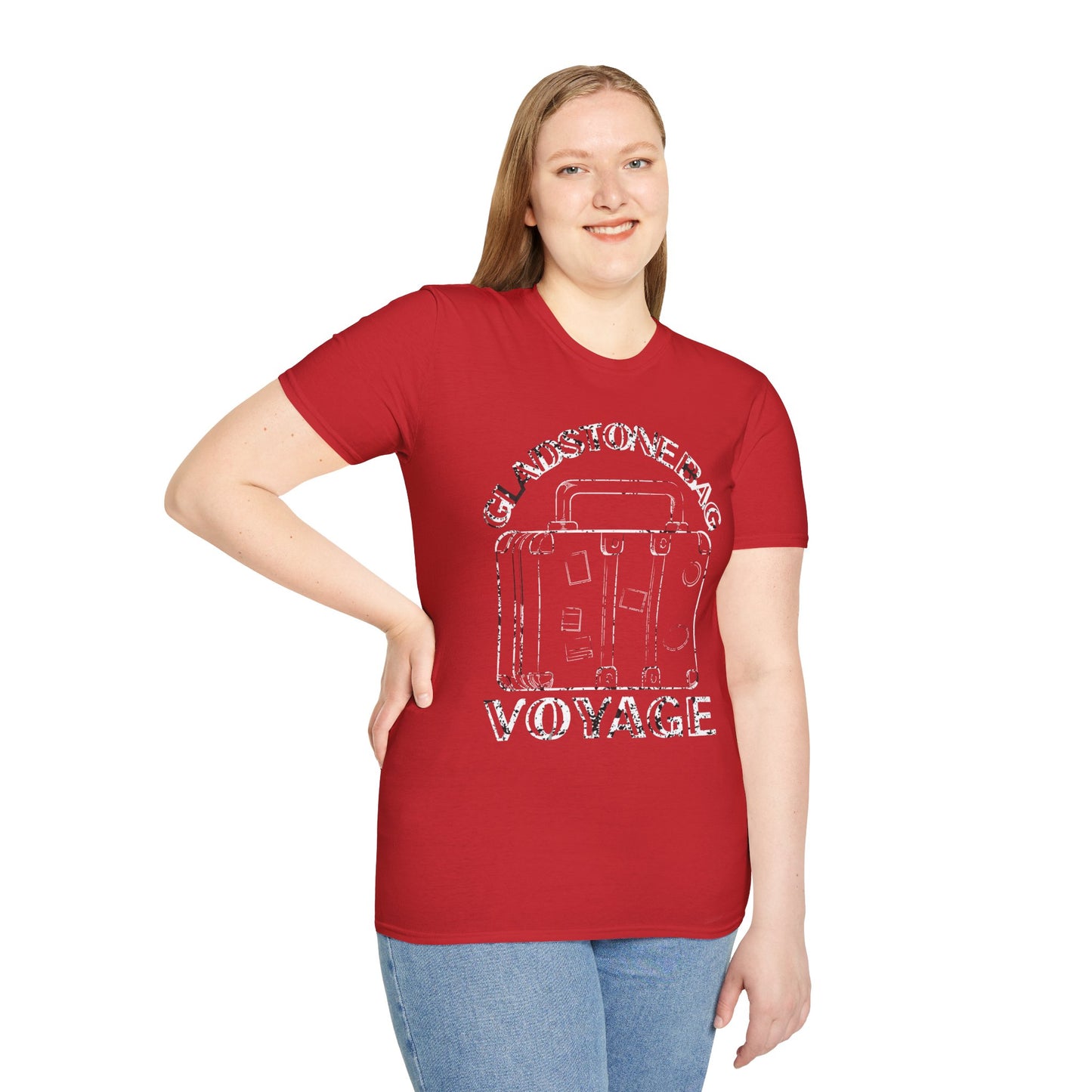 "Gladstone bag Voyage" Unisex T-Shirt For Old-Fashioned Travellers