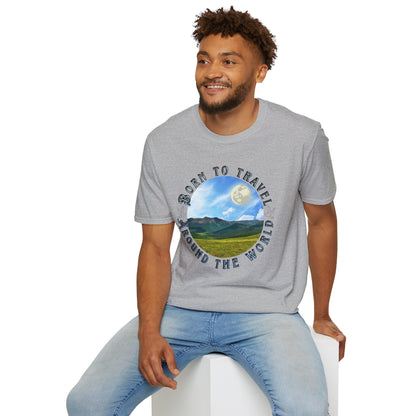 Born to Travel Around the World Unisex T-Shirt