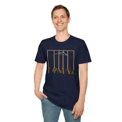 Travel-Inspired Unisex Softstyle T-Shirt for Travelers Who Aren’t Afraid of Humor Printify