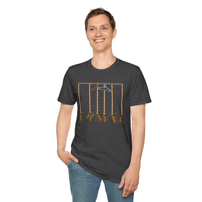Travel-Inspired Unisex Softstyle T-Shirt for Travelers Who Aren’t Afraid of Humor Printify