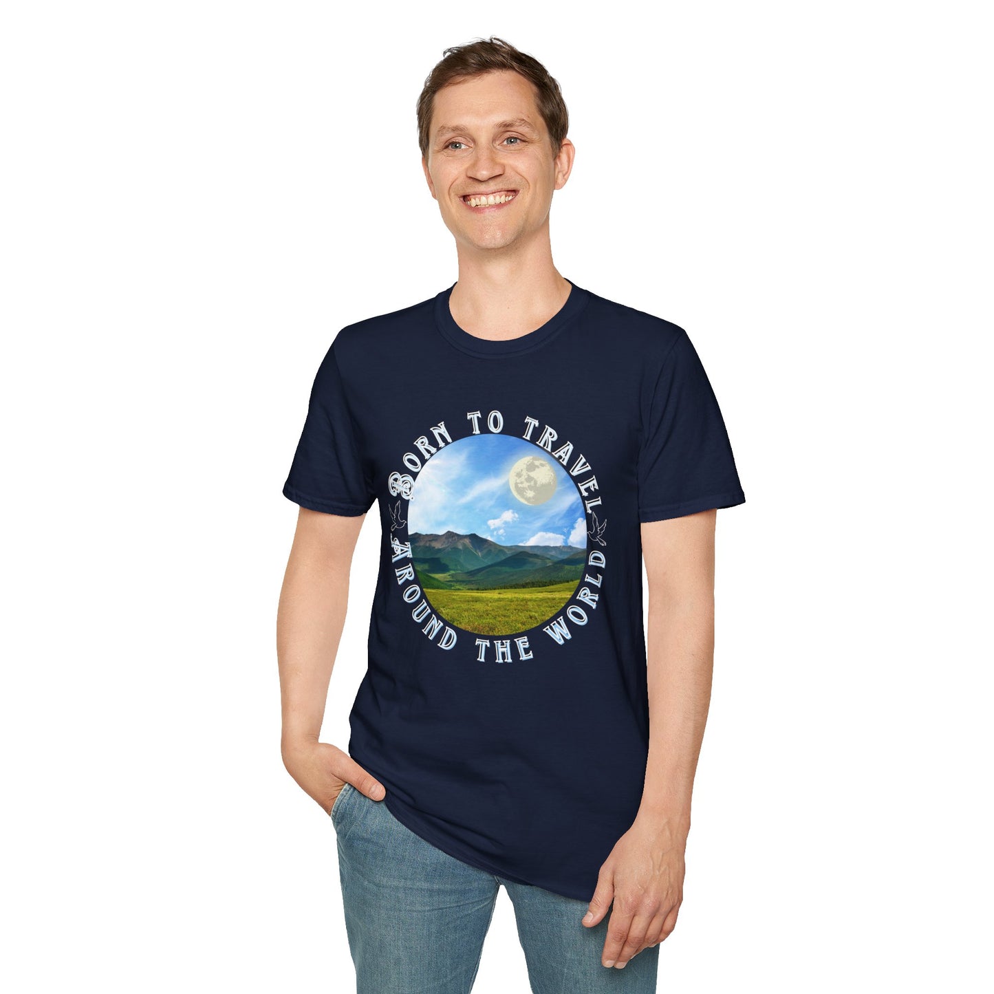 Born to Travel Around the World Unisex T-Shirt