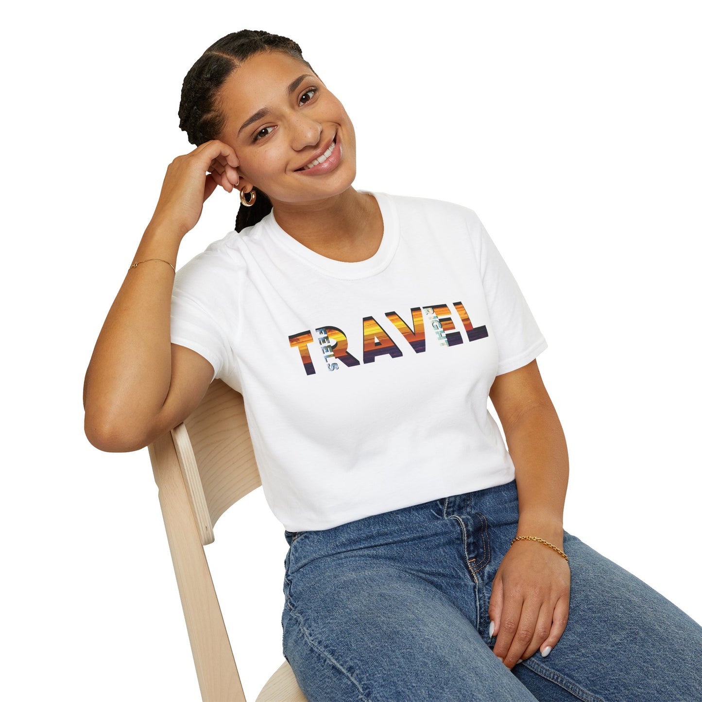'Travel Feels Right' T-Shirt, Adventure T-Shirt, Perfect Gift for Travelers