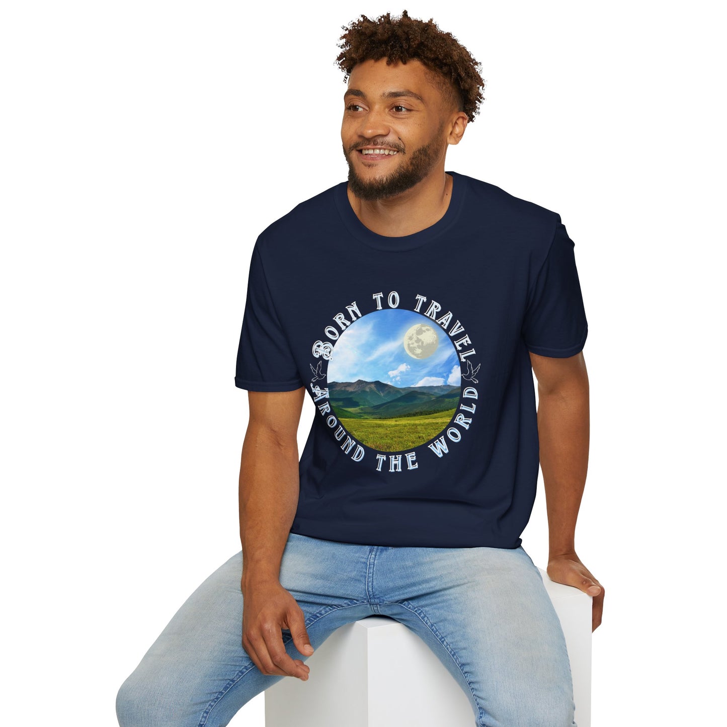 Born to Travel Around the World Unisex T-Shirt