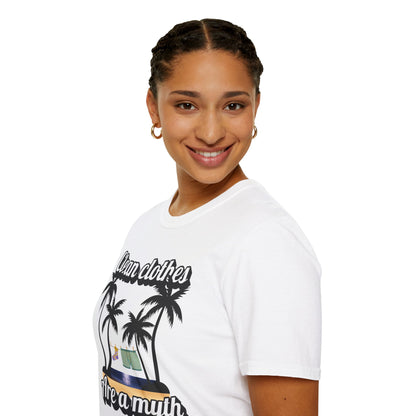 Funny T-shirt: "Clean Clothes Are a Myth"