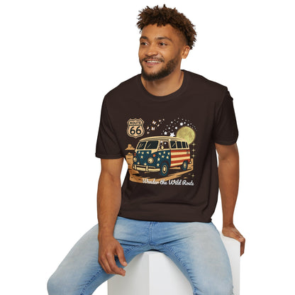 Vintage Route 66 Unisex T-Shirt Printify