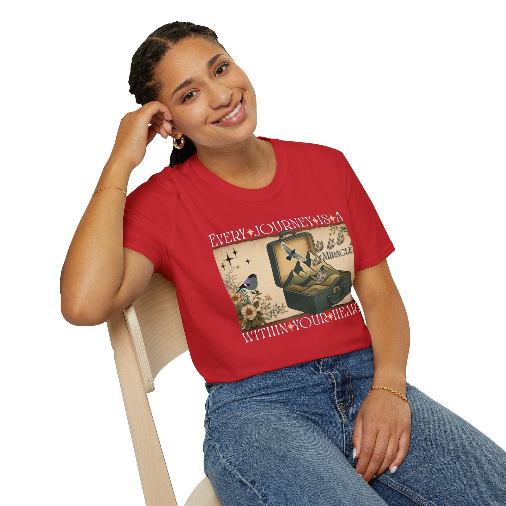 Inspirational Journey Unisex Soft-Style T-Shirt Printify
