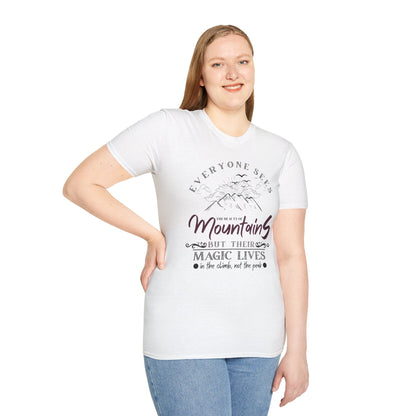 Enchanted Mountain Magic Scenic Unisex T-Shirt Printify