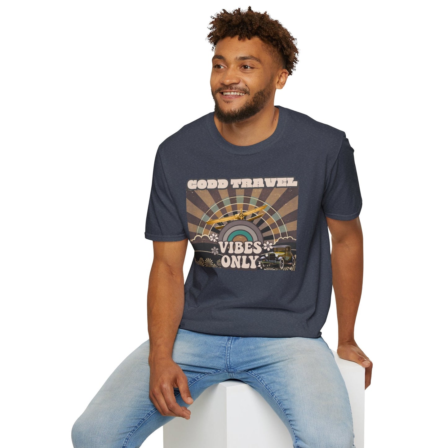Good Travel Vibes Only T-Shirt Printify