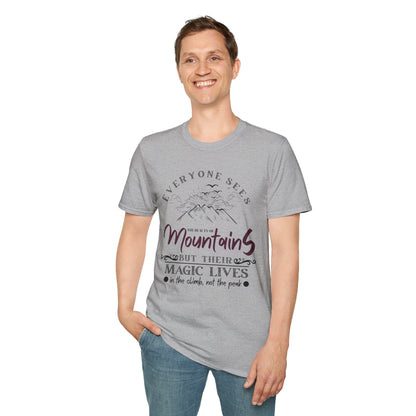 Enchanted Mountain Magic Scenic Unisex T-Shirt Printify