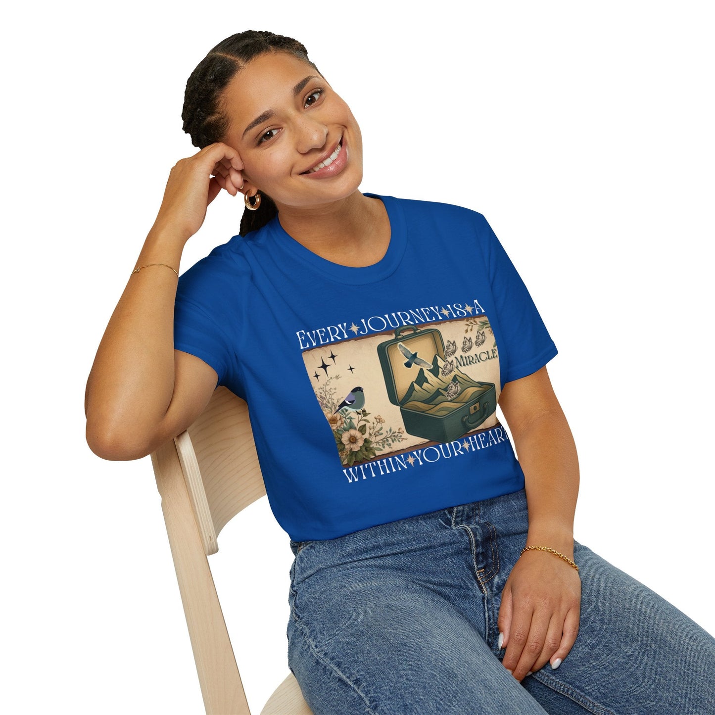 Inspirational Journey Unisex Soft-Style T-Shirt Printify