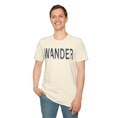Wanderlust Unisex Softstyle T-Shirt - Wander the Globe Printify