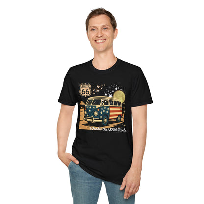 Vintage Route 66 Unisex T-Shirt Printify