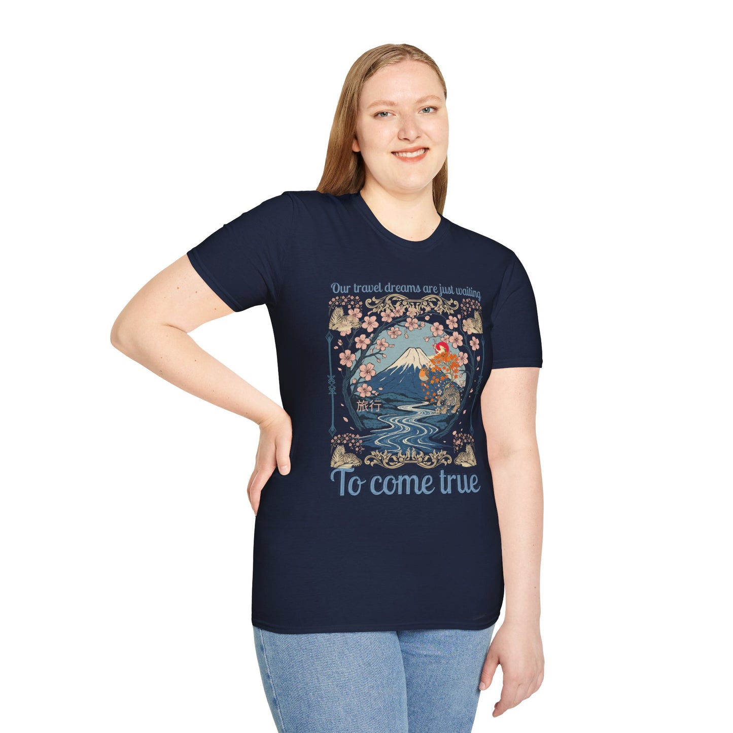 To Come True Scenic Dream T-Shirt — Inspirational Mountain Lake Graphic Tee
