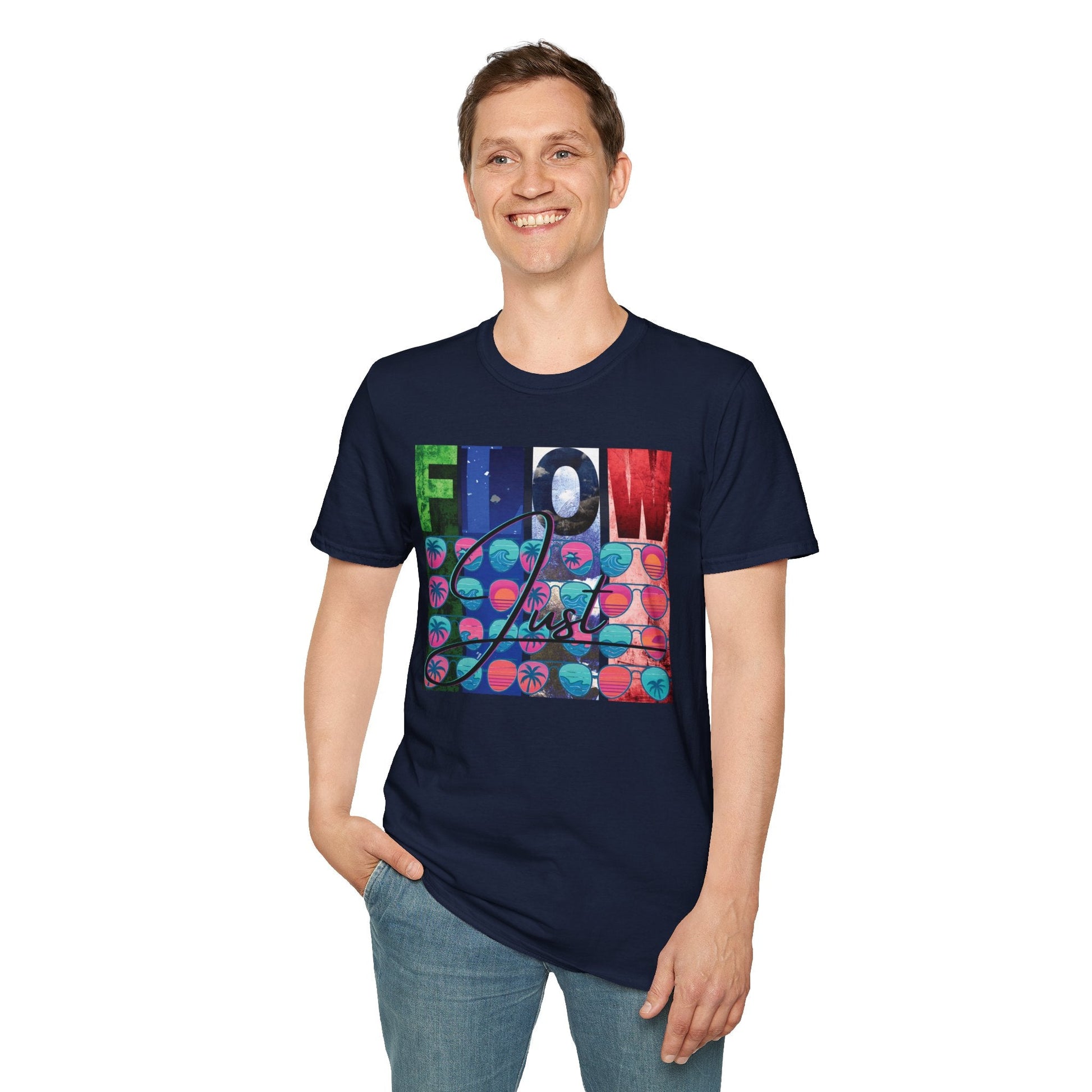 Unisex Softstyle "Just Flow" T-Shirt Printify