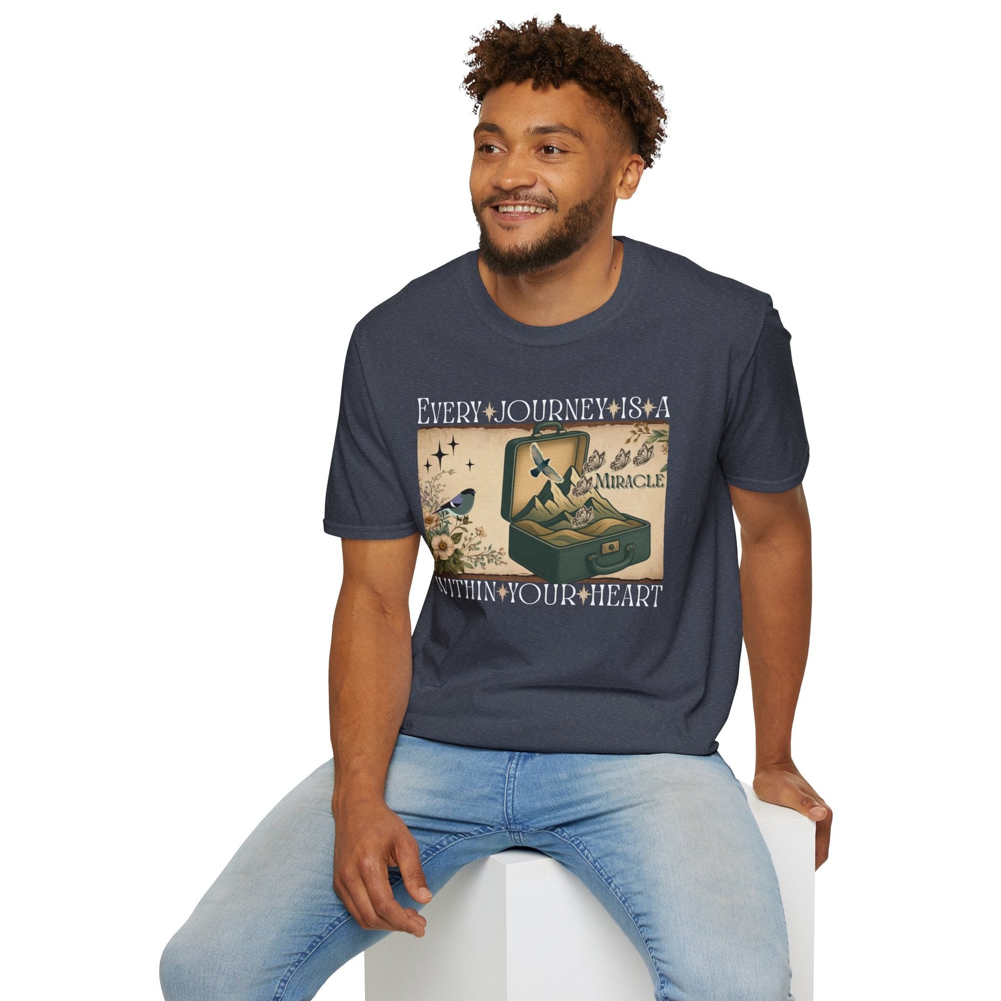 Inspirational Journey Unisex Soft-Style T-Shirt Printify