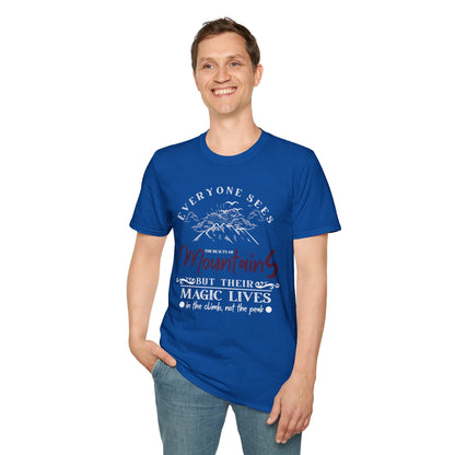 Enchanted Mountain Magic Scenic Unisex T-Shirt Printify