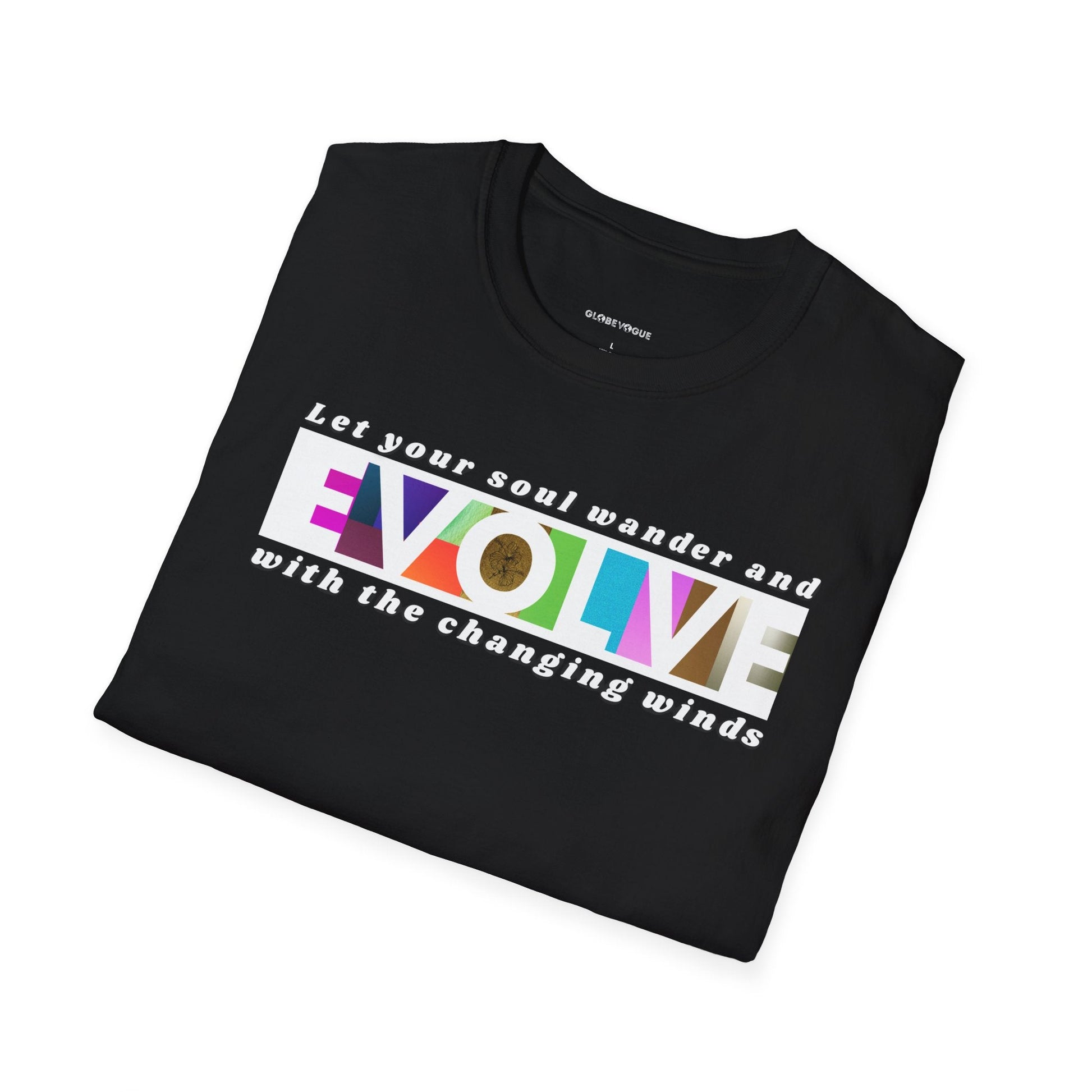 Evolve Inspirational Unisex Softstyle T-Shirt Printify