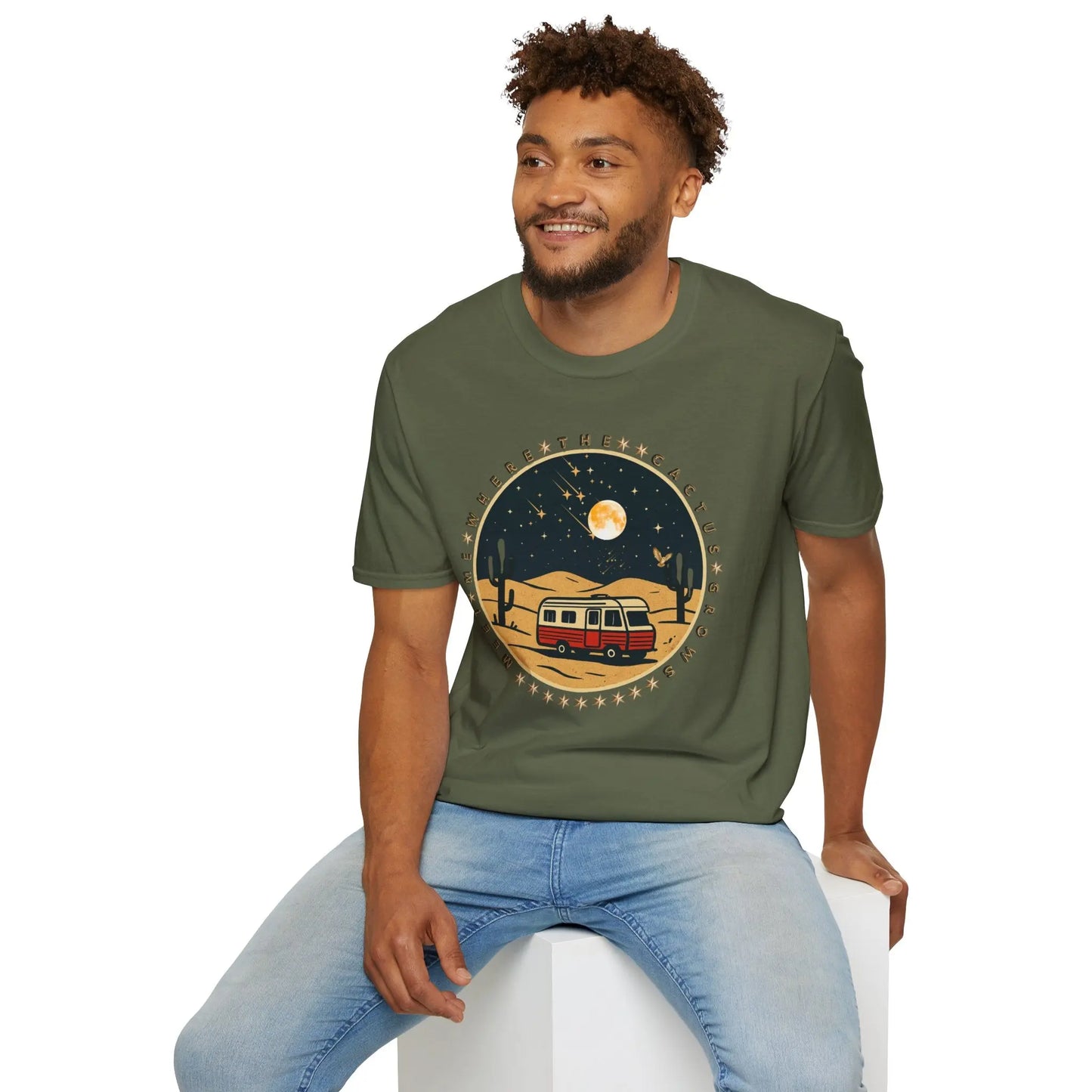 Unisex Softstyle Vintage-Style T-Shirt Printify