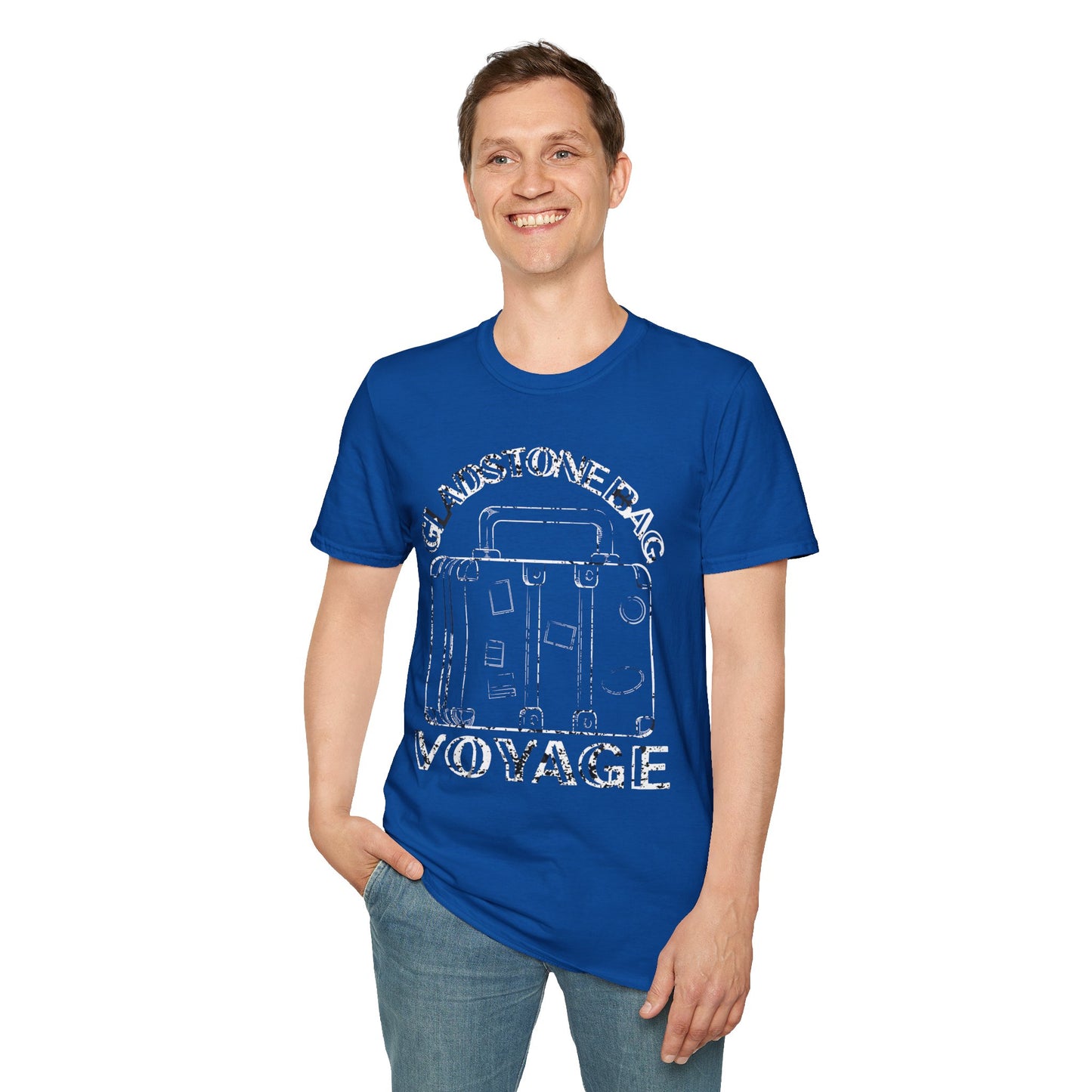 "Gladstone bag Voyage" Unisex T-Shirt For Old-Fashioned Travellers