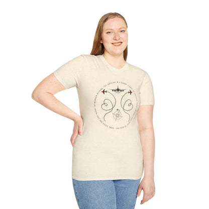 Unisex Softstyle "A Plane" T-Shirt Printify