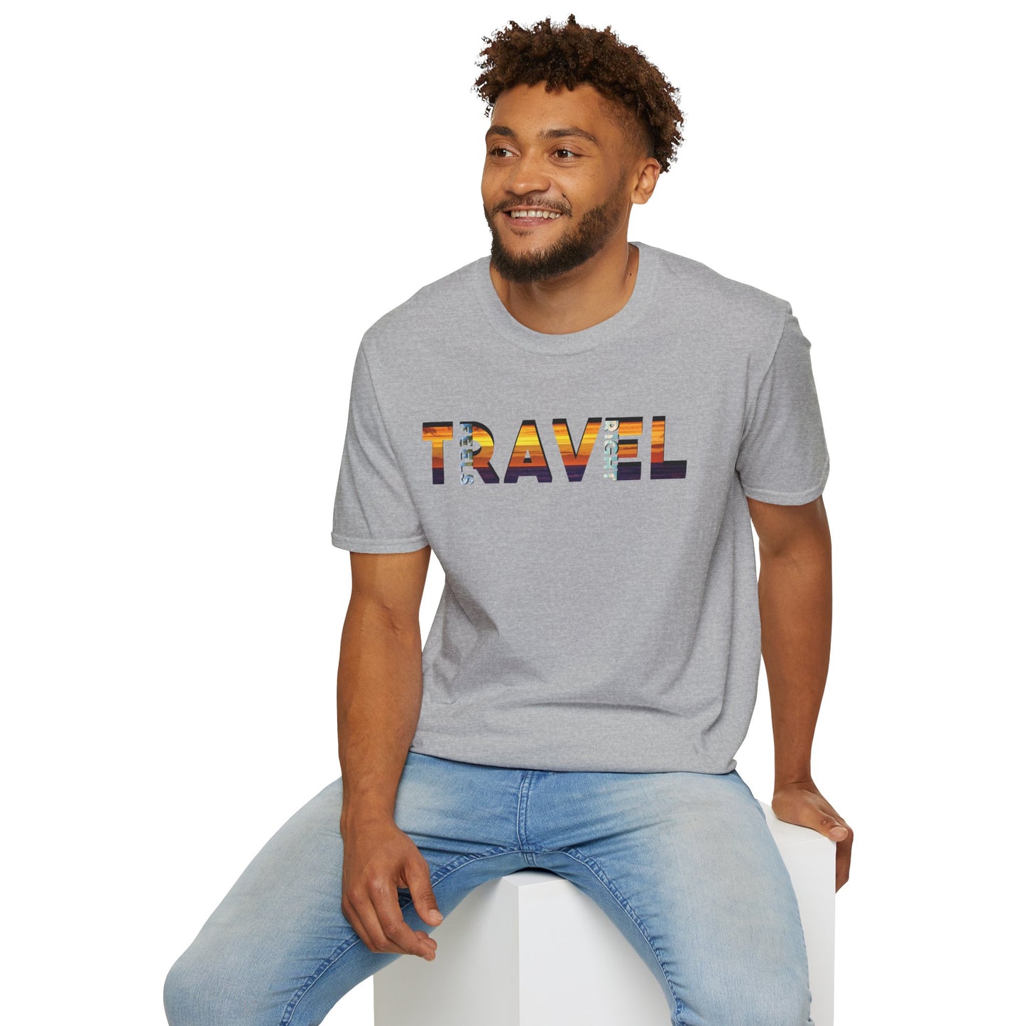 'Travel Feels Right' T-Shirt, Adventure T-Shirt, Perfect Gift for Travelers
